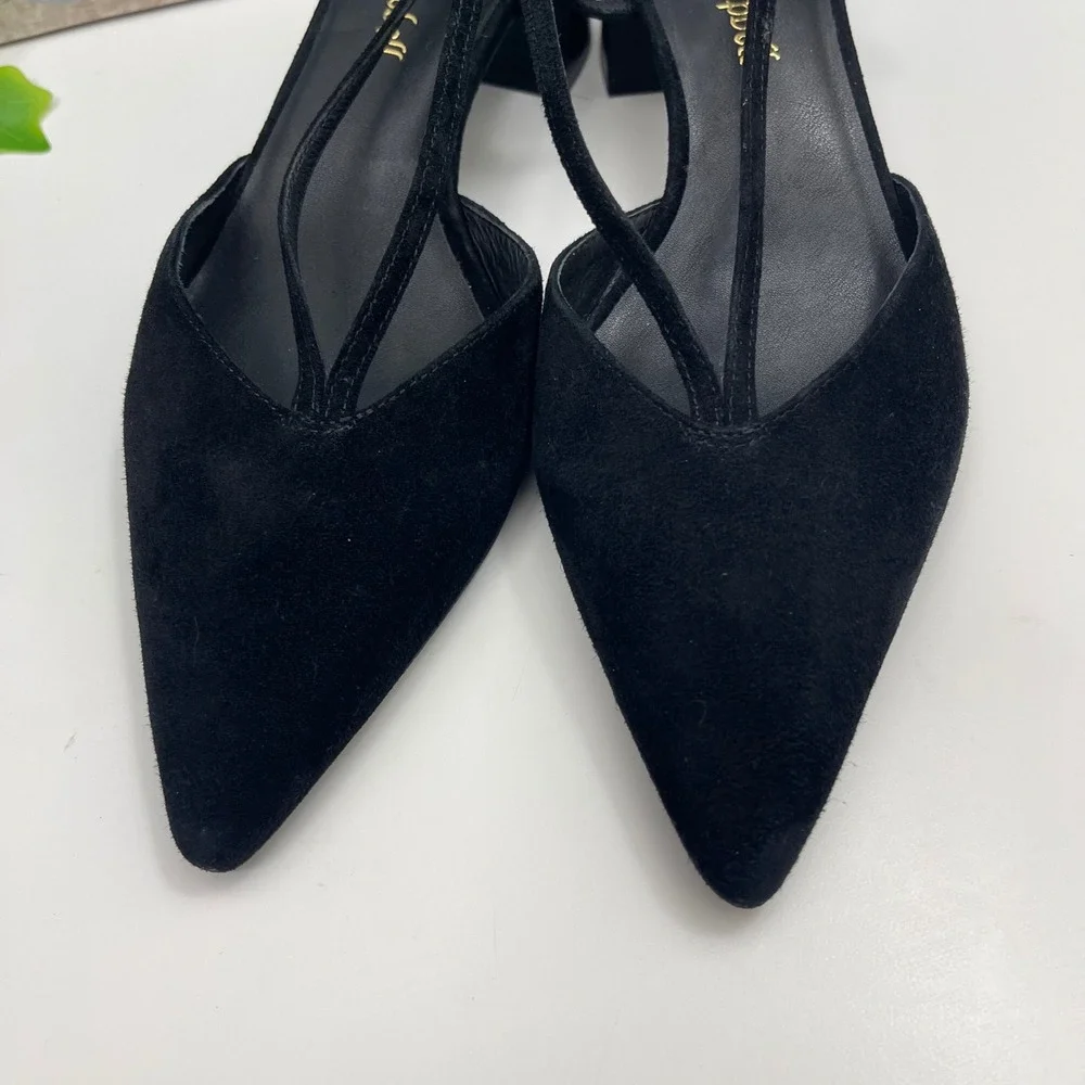 JEFFREY CAMPBELL Annemarie Slingback Pumps in Black Size 6 - Picture 6 of 15